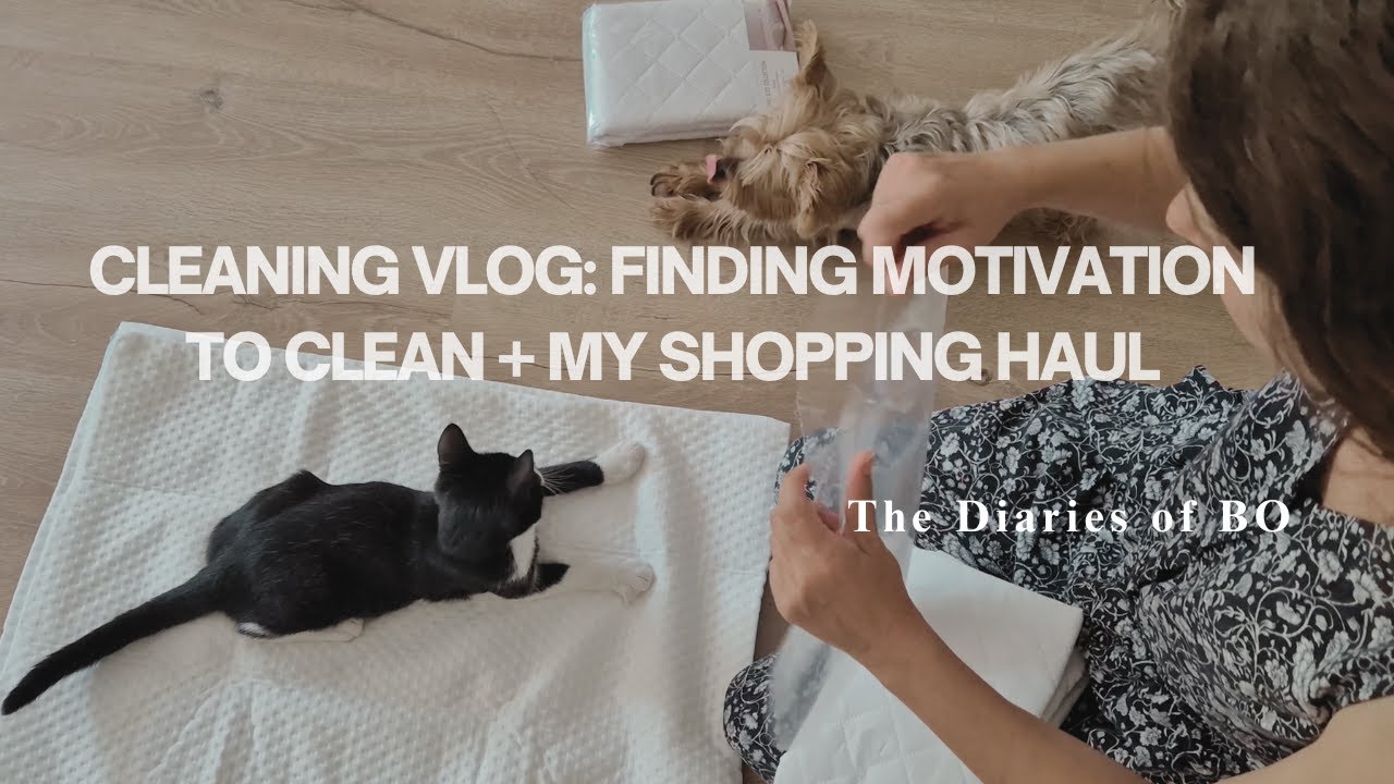 Cleaning Vlog: Finding Motivation to Clean + My Shopping Haul