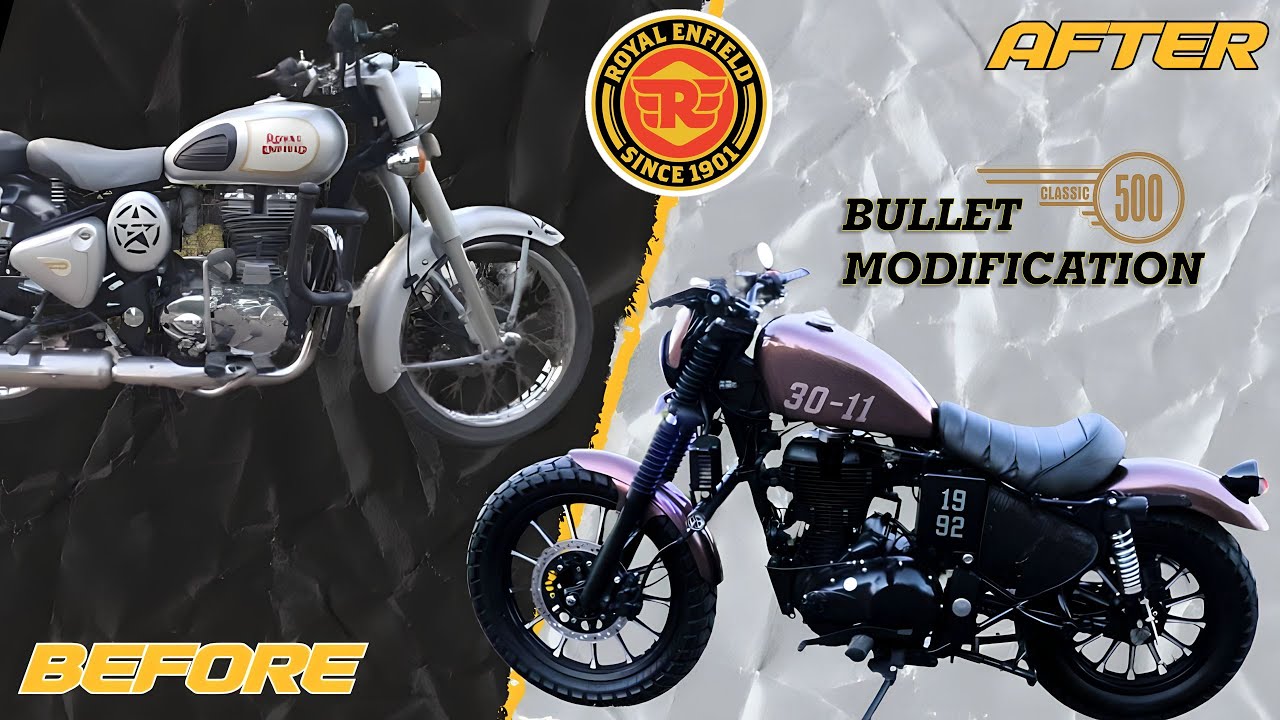 Bullet Modification | Classic Modification | Royal Enfield Modified Bullet & Classic | Bobber | Pune
