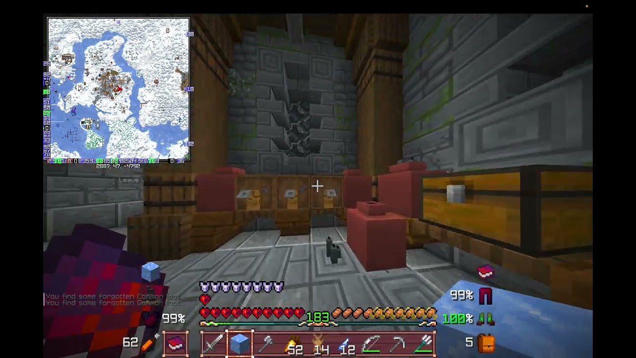 Looting Vinterdal's Vault on the Jeracraft Minecraft server!