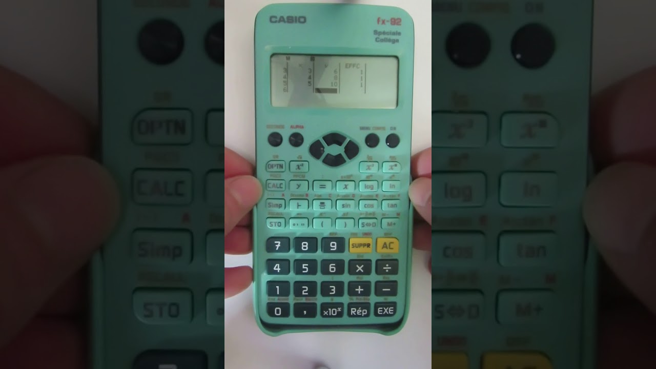 Tutoriel : régression linéaire sur calculatrice Casio collège et lycée