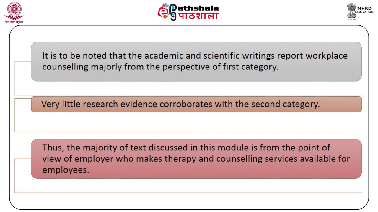 Introduction to workplace counselling (PSY)