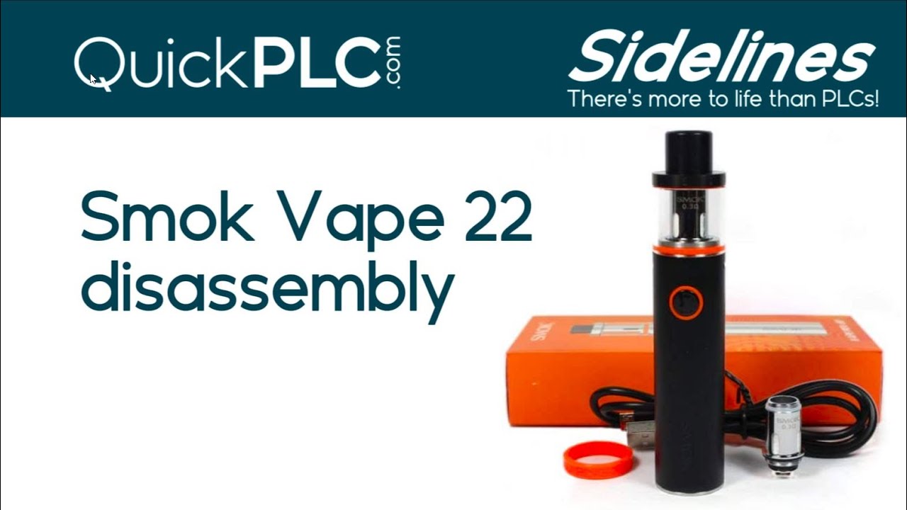 Sidelines: Smok 22 vape pen disassembly