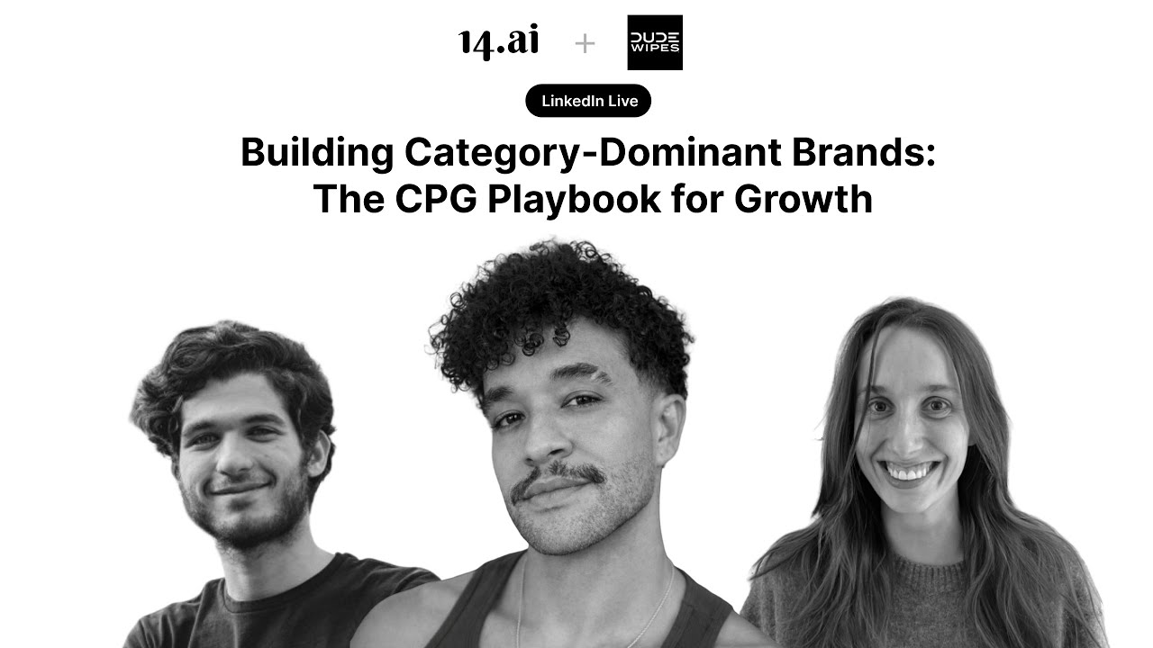 Building Category-Dominant Brands: The CPG Playbook for Growth with Joey Thomas, VP @ DUDE Wipes