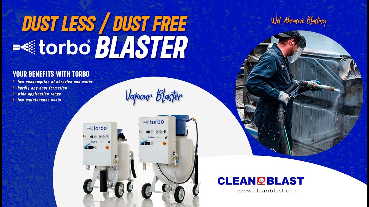Dustless Dust free Torbo Blaster | Vapor Blaster | Wet Abrasive Blasting