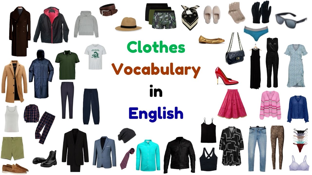 Clothes Vocabulary in English | Men’s, Women’s, Indoor & Outdoor Wear with Pictures
