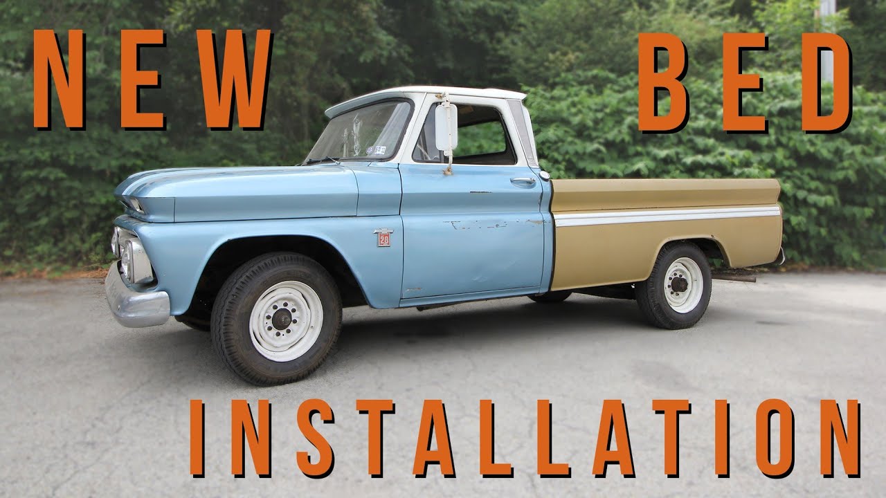 The 1966 Chevrolet C20 Gets A New Fleetside Truck Bed!  DIY Installation