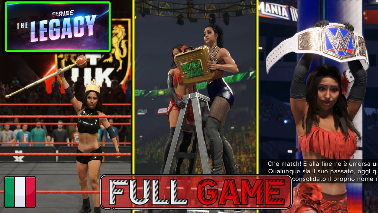 WWE 2K23 (La Mia Ascesa) My Rise The Legacy | FULL GAME ITALIANO