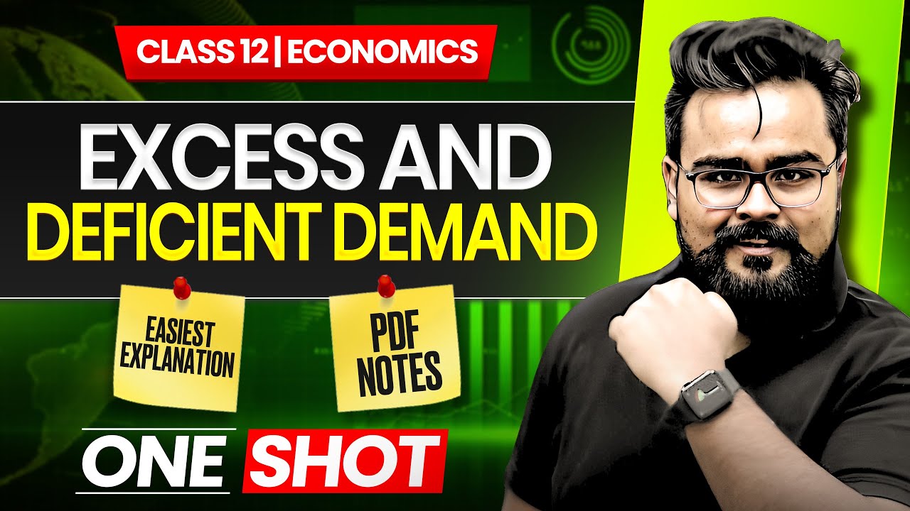 Excess and Deficient Demand Class 12 One Shot | Macroeconomics | GAURAV JAIN