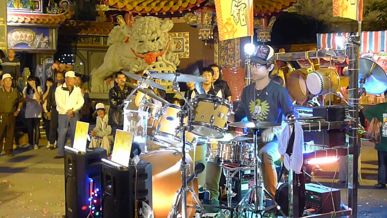 屏東海豐三山國王廟元宵遶境報壇萬丹加興龍鳳宮爵士轎前鼓