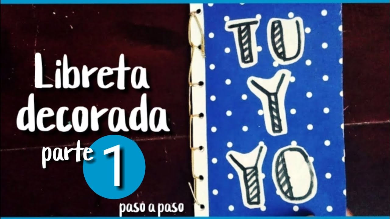 Libreta decorada paso a paso / ideas fáciles, sencillas y económicas / Gio Yeah Vlogs