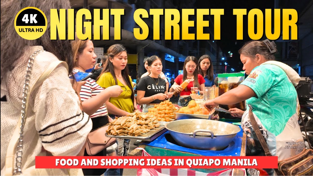 [4K] Quiapo Night Street Tour  Manila January 2026!