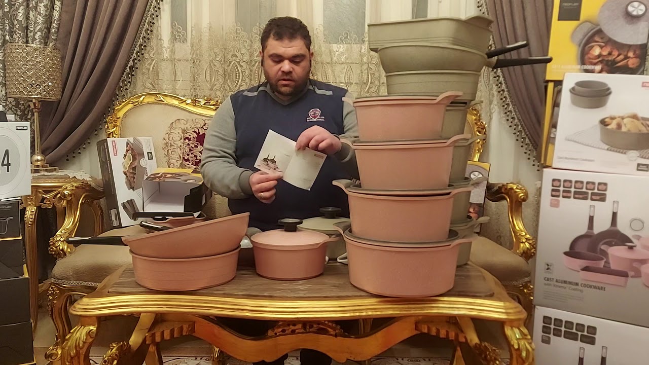 جرانيت نيوفلام الكوري افضل طقم وريفيو عن الطقم ١٤ قطعة المضلع