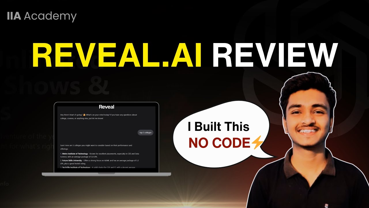 Reveal AI Review: I Built This AI Chatbot in Minutes (Better Than ChatGPT?)