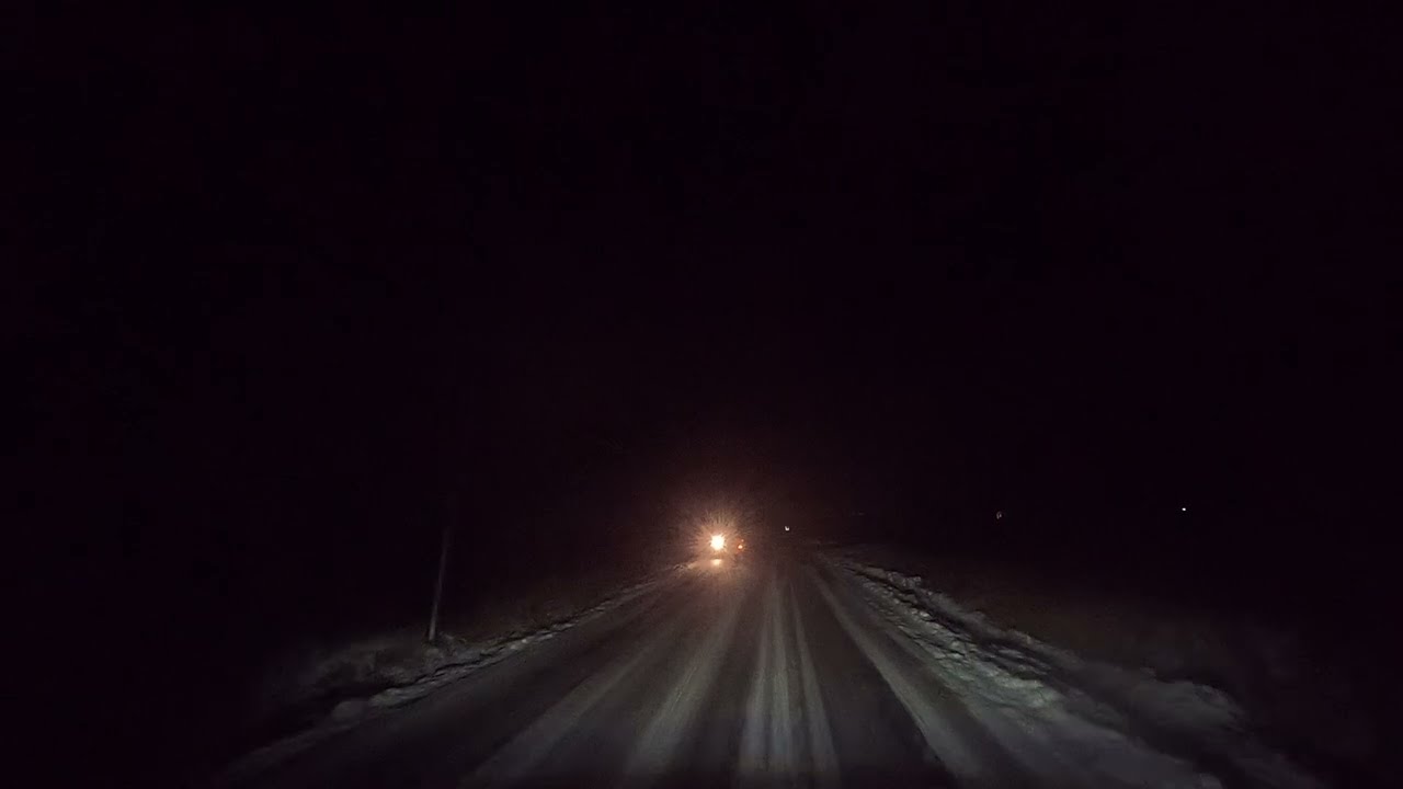 4K Driving Thru Up Wayne County Pennsylvania PA 1 2 3 4 5 6 7 8 Avoy Heights Road RD Community Night