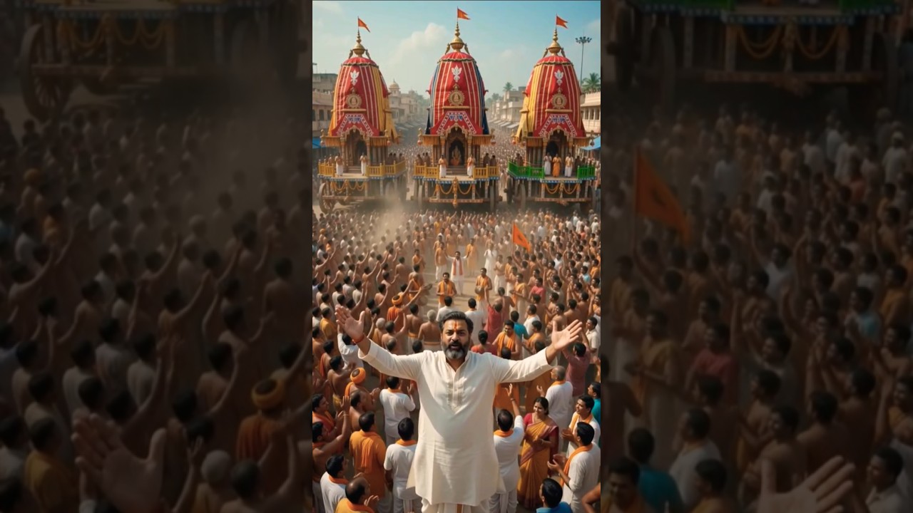 Divine journey of Lord jaganath: Rath yatra puri🚩🌹 #mahparbhu &hearts;️🙏