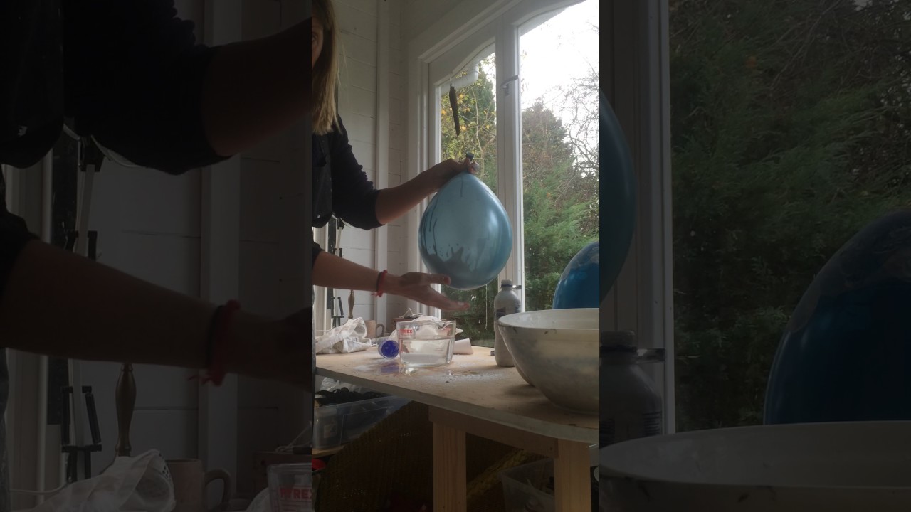 Part 4 - Balloon casting a plaster bowl