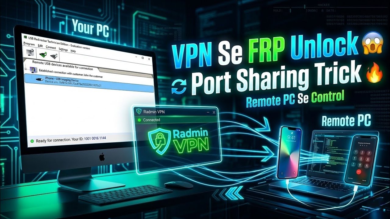 Radmin VPN Port Sharing Kaise Kare | Step by Step Hindi