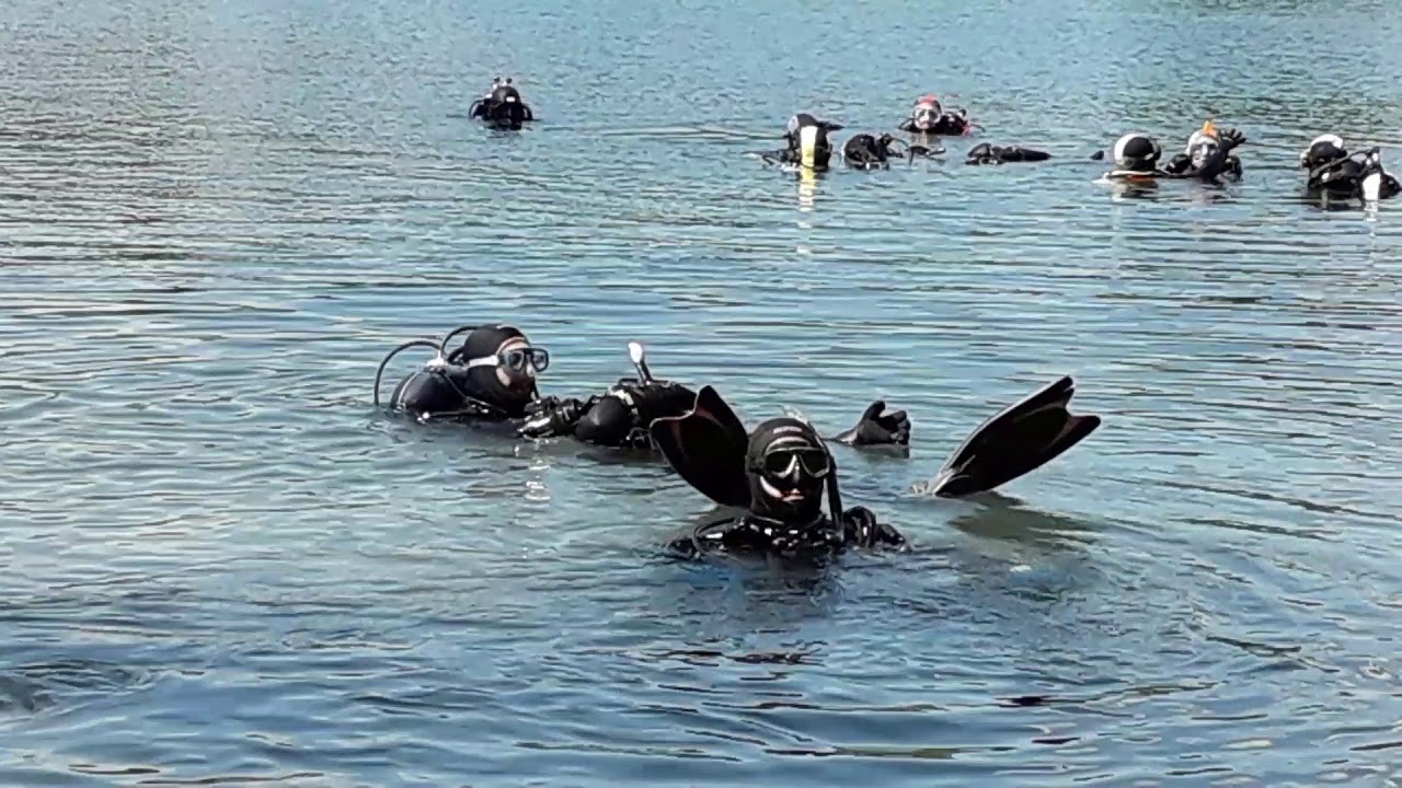 Immersione al lago di capodacqua capestrano