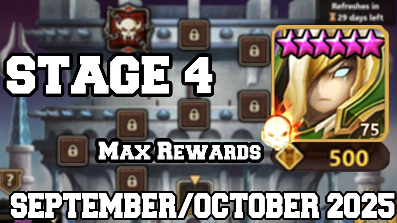 TOA HELL STAGE 4 Max Rewards (500) SEPTEMBER/OCTOBER 2025