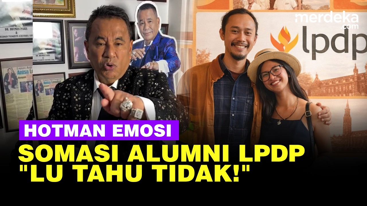 Hotman Emosi Tunjuk-Tunjuk Somasi Alumni LPDP, Tuntut Cabut Status WNI: Lu Tahu Tidak!
