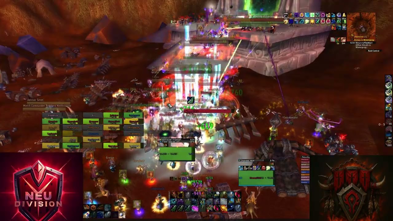 Neu Division , Unmerciful & friends vs entire Alliance-they KEK at Match's return  - WARMANE