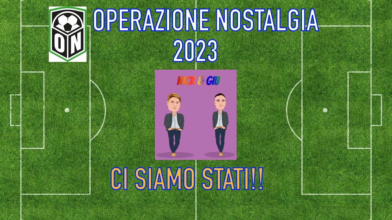 OPERAZIONE NOSTALGIA - 2023 - abbiamo visto Totti, Del Piero e Milito!