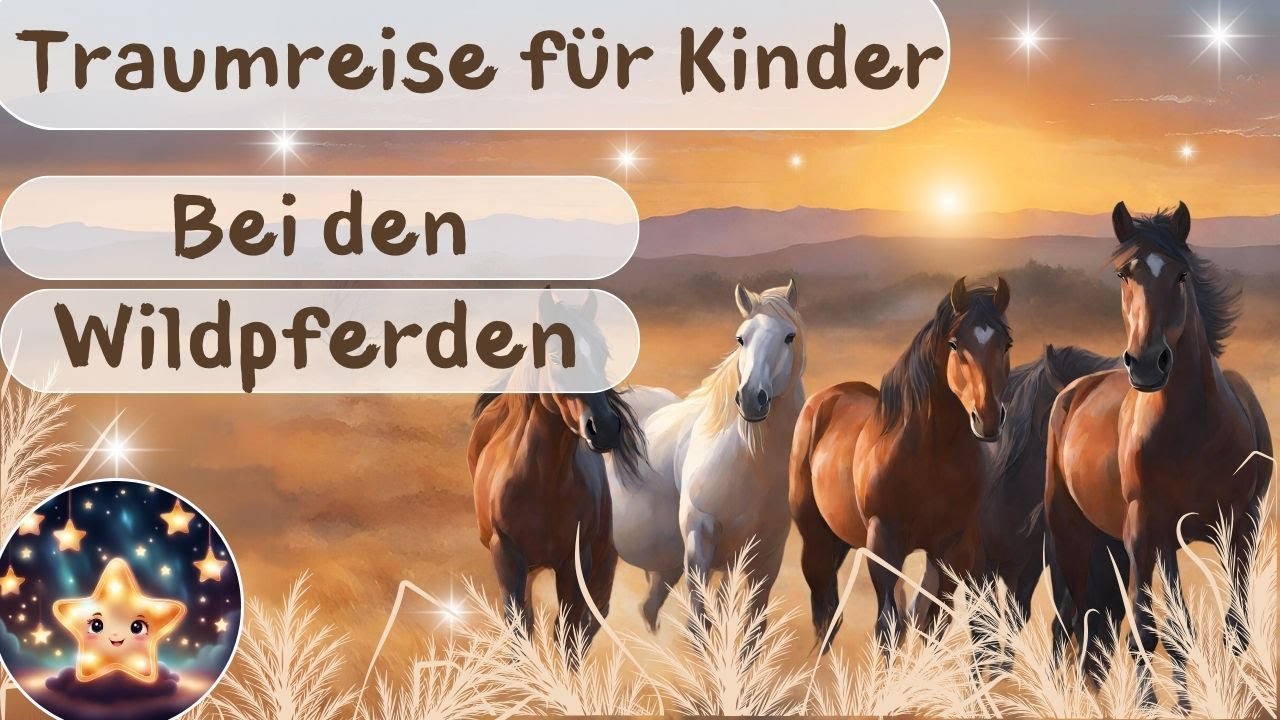 Bei den Wildpferden | Traumreise zum Einschlafen f&uuml;r Kinder | Gef&uuml;hrte Einschlaf-Meditation