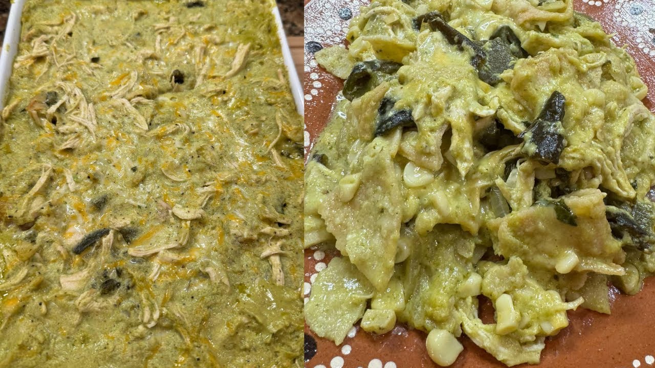 How to Prepare Delicious Chilaquiles With Chicken and Poblano Chile Strips
