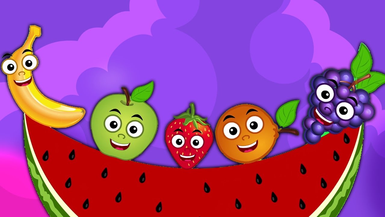 Frutas Familia Del Dedo | Rimas i para bebés | Nursery Rhymes | Kids Songs | Fruits Finger Family