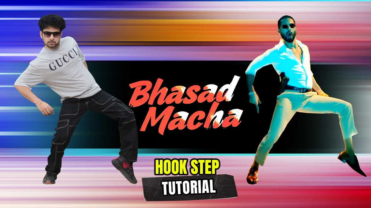 Bhasad Macha Dance Tutorial - Deva |  Bhasad Macha Shahid Kapoor Dance | Ajay Poptron Tutorial