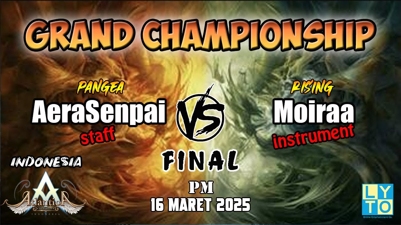 Final AeraSenpai vs Moiraa PM Grand Championship 16 Maret 2025 | Atlantica Rebirth Indonesia