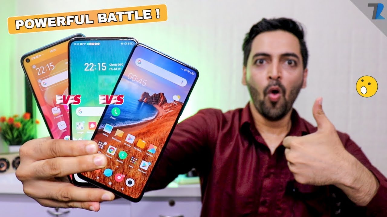Redmi K20 vs Realme X vs Vivo Z1Pro - Performance,Camera,Battery,Display,Design & More