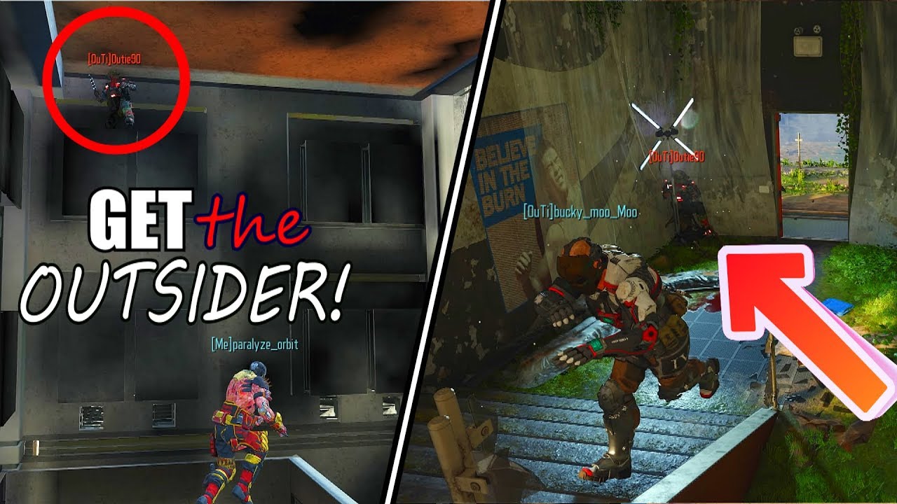 HIDING IN GLITCH SPOTS ON BO3 STILL WORKING IN 2017!! *GET THE OUTSIDER*