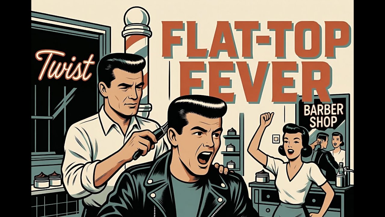 Jimmy Thunderstorm – Flat-Top Fever 💈🔥 1950s Greaser Rock’n’Roll Twist | The Jukebox Classics