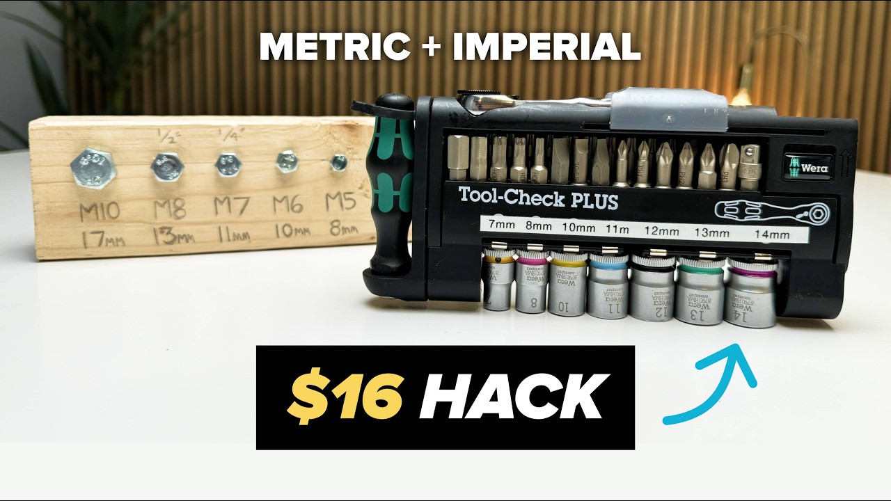 Wera Tool-Check Plus HACK: Tackle METRIC + IMPERIAL Bolts with just 3 Sockets!
