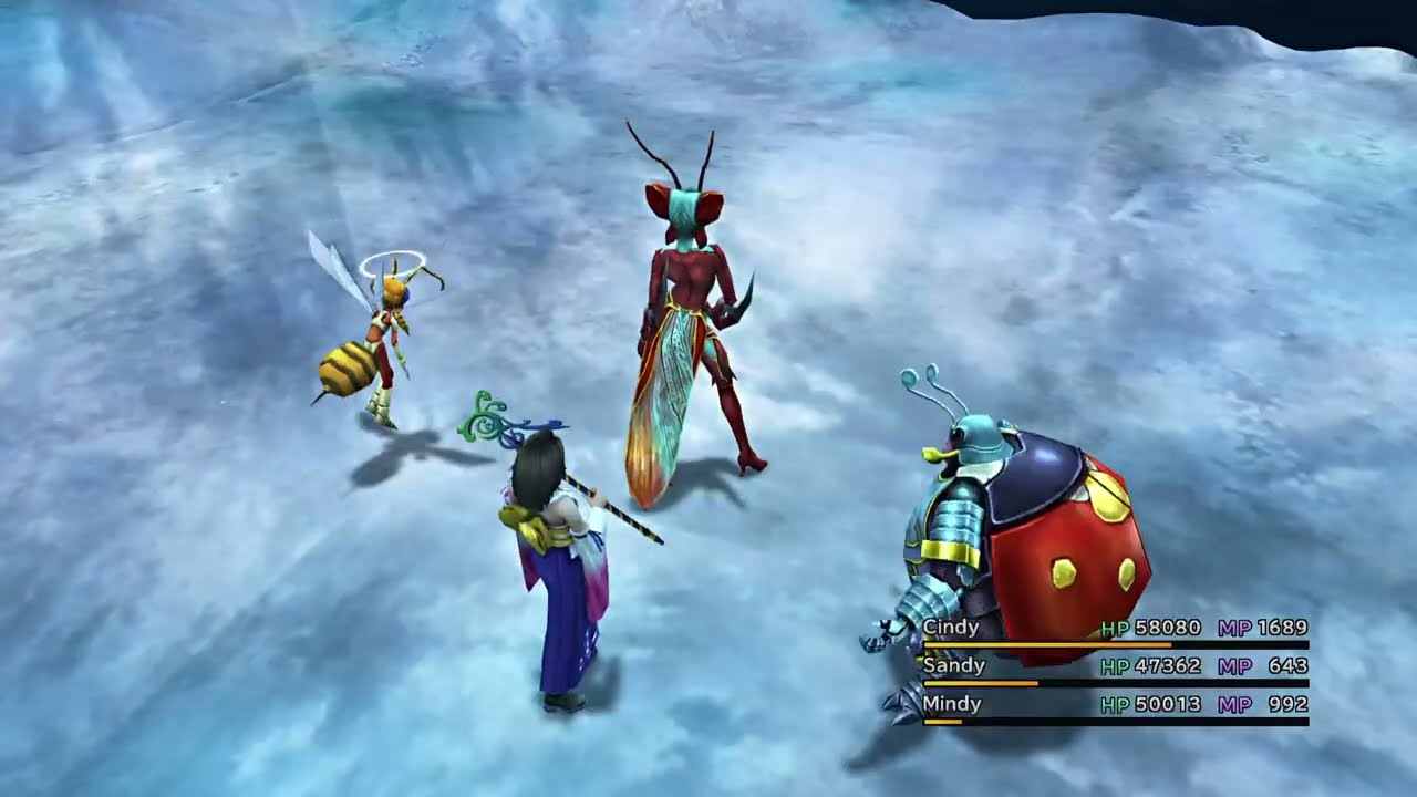 FINAL FANTASY X - Magus Sisters vs Dark Shiva