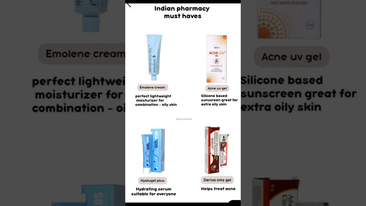 Indian Pharmacy skincare products 