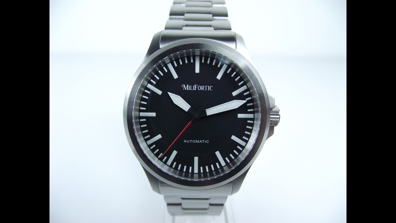 Обзор часов Milifortic S110 (Sinn 556 Homage) в разрешении 4K.