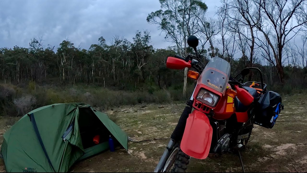 Solo Camping On My Motorcycle For The First Time | ASMR Vlog | Western Australia
