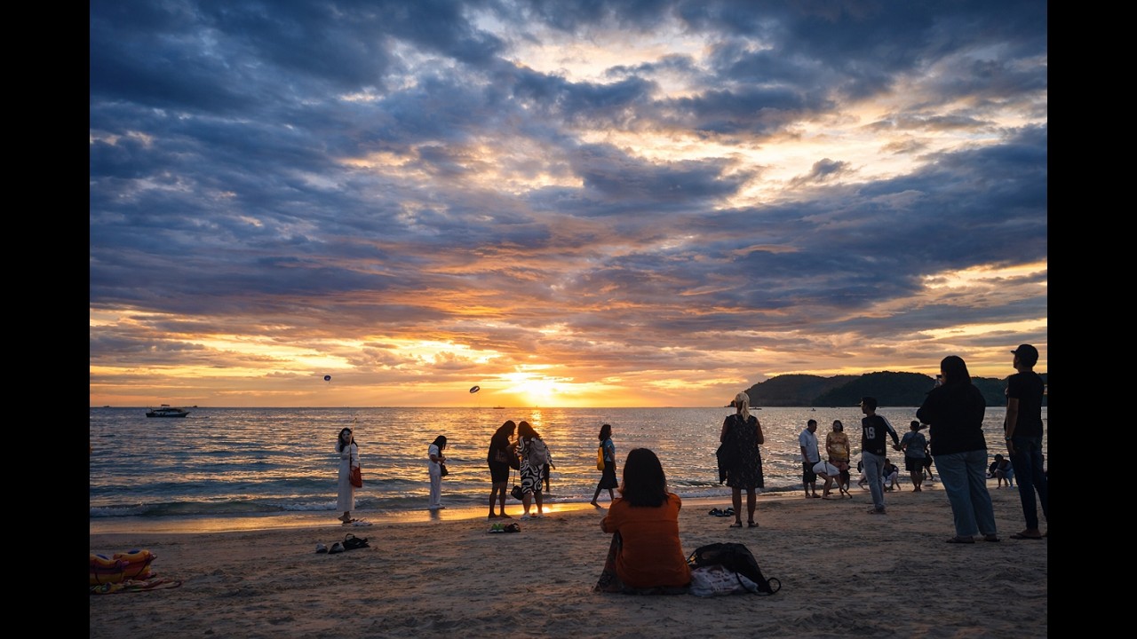 20 Minutes Sunset Beach Life in Langkawi | Calm Evening Ambience