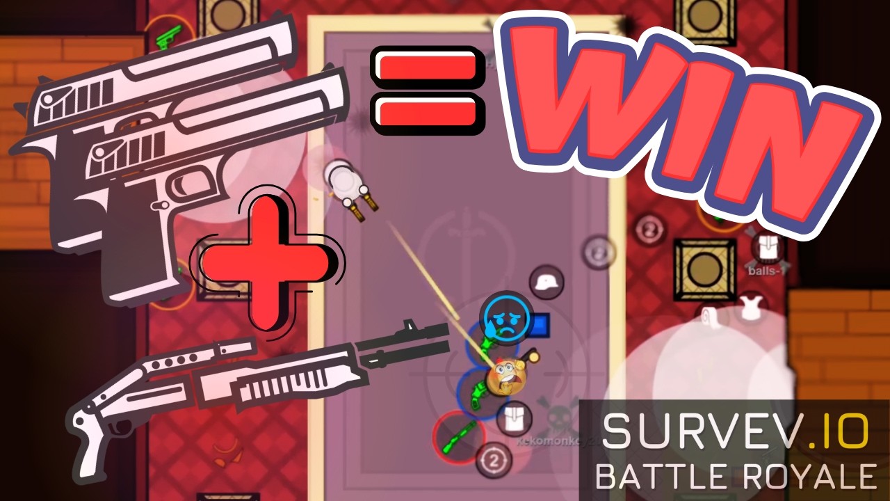I Became an *ASSASSIN* in Surviv.io🥷🏻| Surviv.io Pro Gameplay