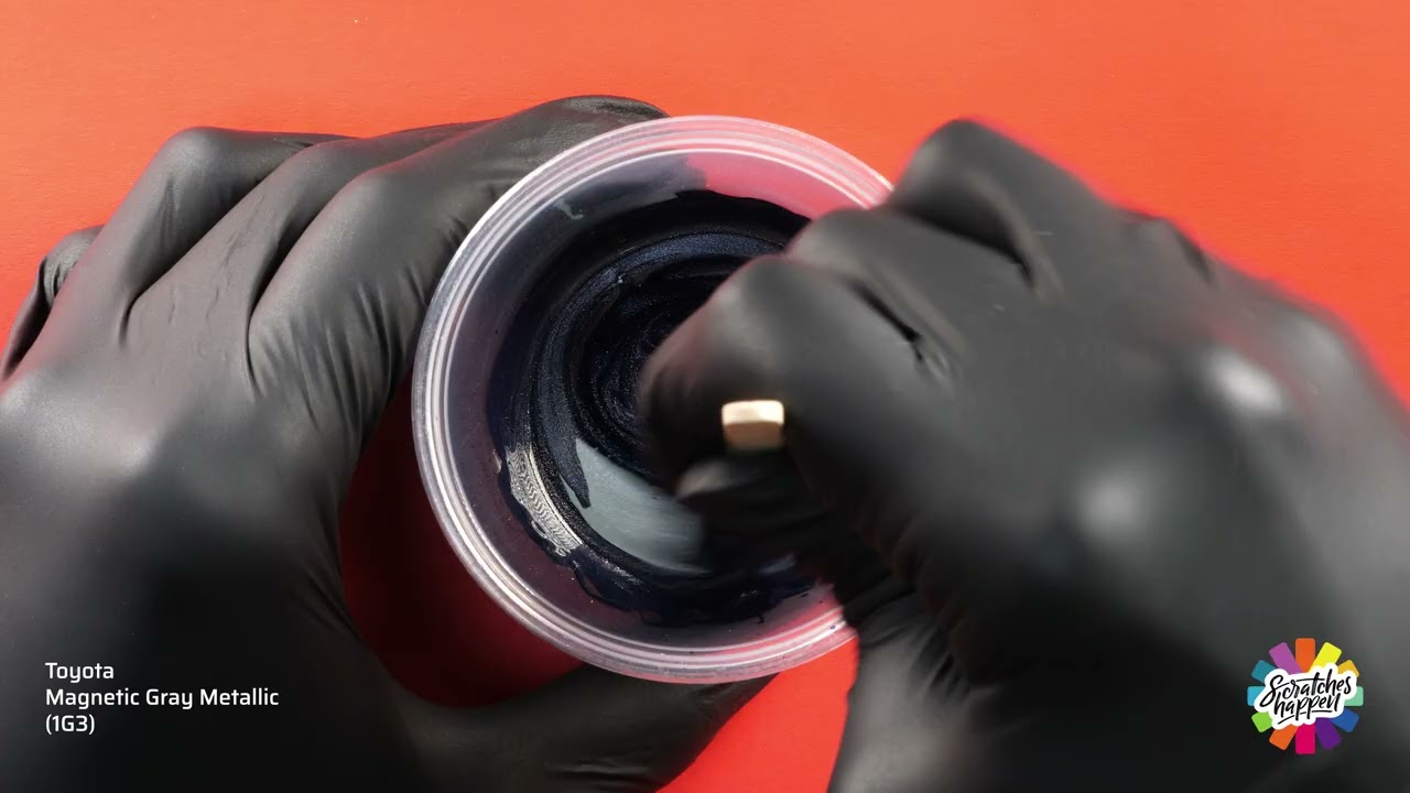 Toyota Magnetic Gray Metallic (1G3) Touch Up Paint &mdash; OEM Formula Color Mixing