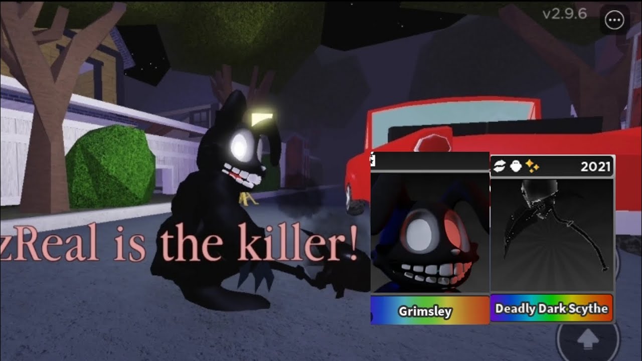 Grimsely X Deadly Dark Sycthe Gameplay! | Survive The Killer! #survivethekiller #trading #killer