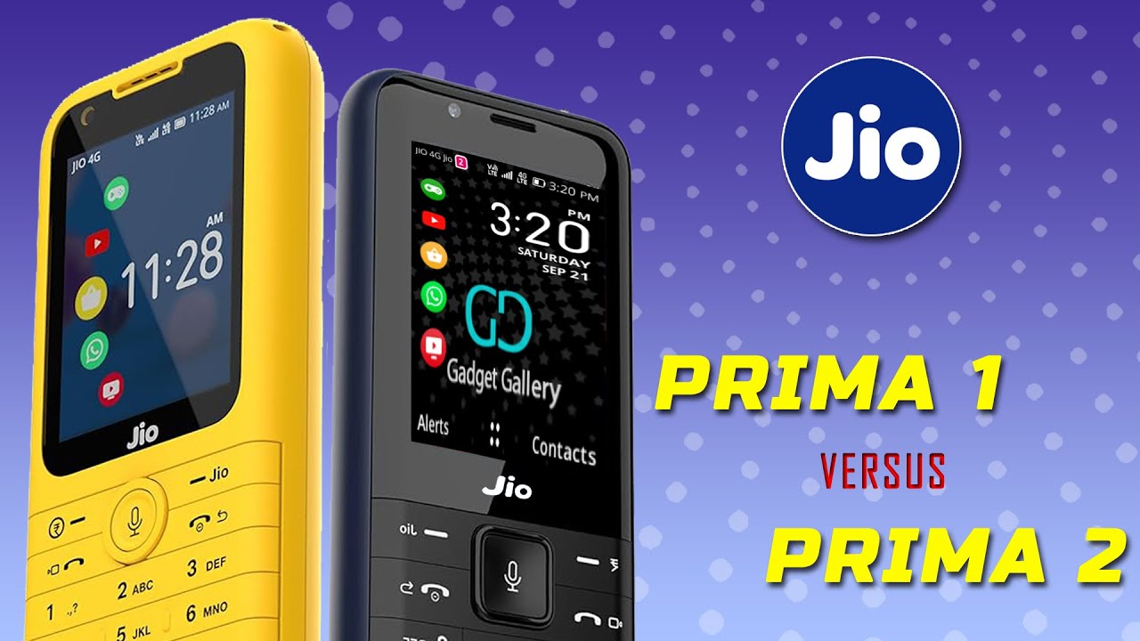JioPhone Prima 1 vs JioPhone Prima 2 comparison video | Jiophone Prima comparison