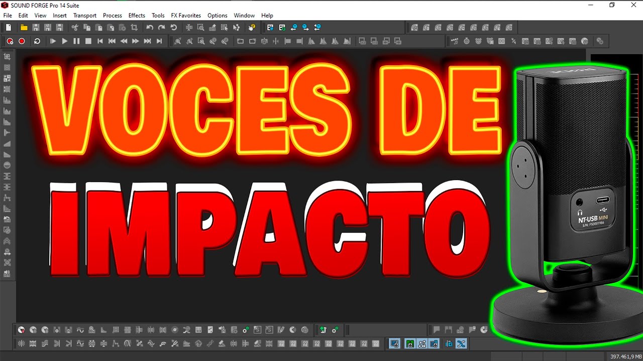 SOUND FORGE 14 - efectos especiales para VOCES DE IMPACTO viñetas 2021 TIP 2