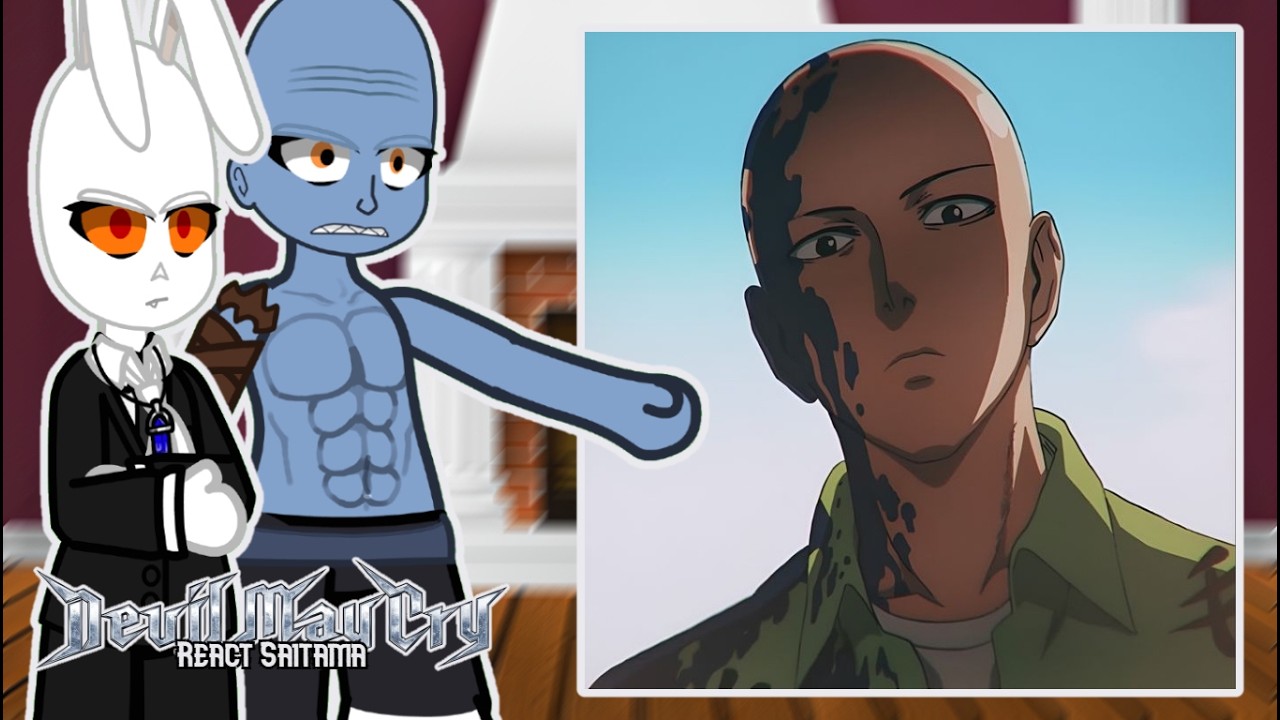 Devil May Cry React to Saitama a New Hybrid | One Punch Man | Gacha React