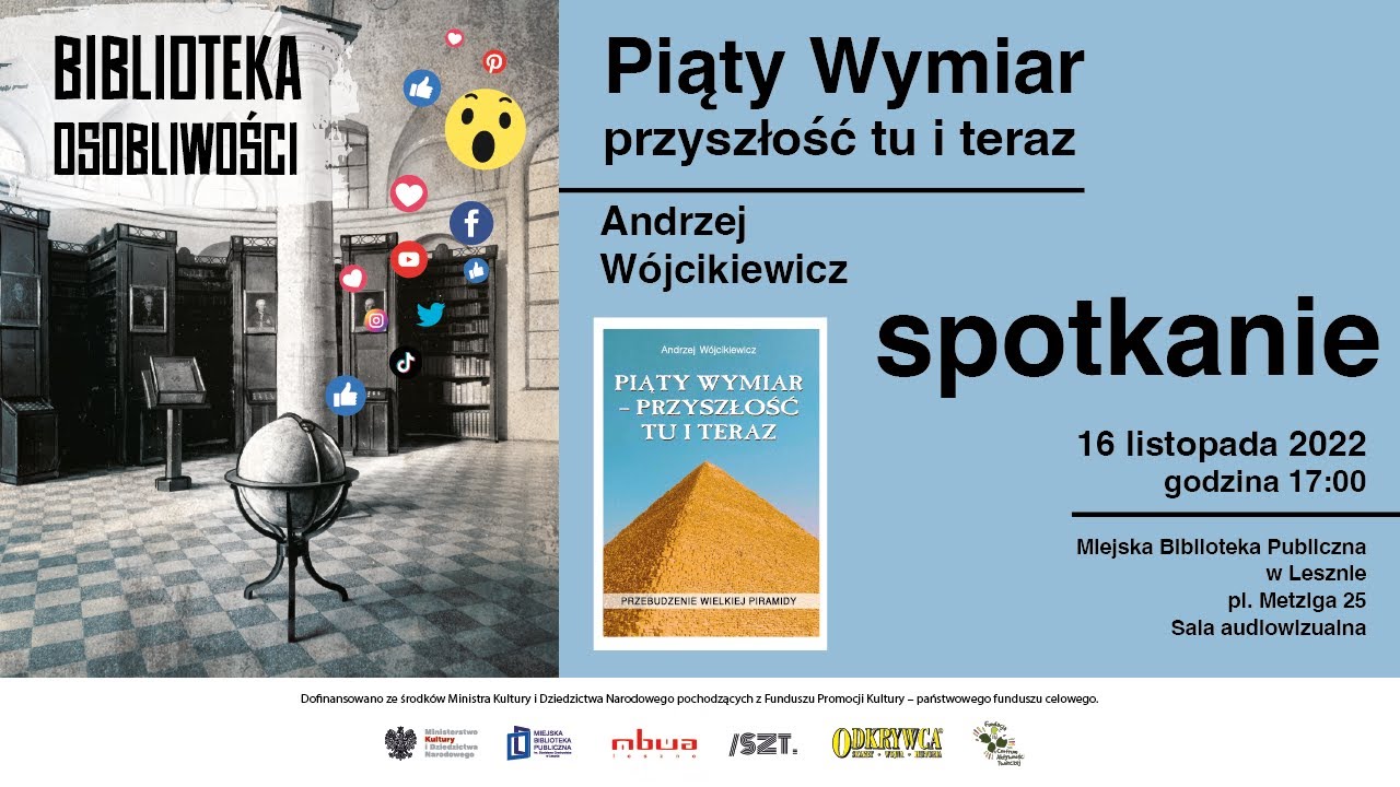 Piąty wymiar - przyszłość tu i teraz - Andrzej Wójcikiewicz | Biblioteka Osobliwości (PL/napisy/PJM)