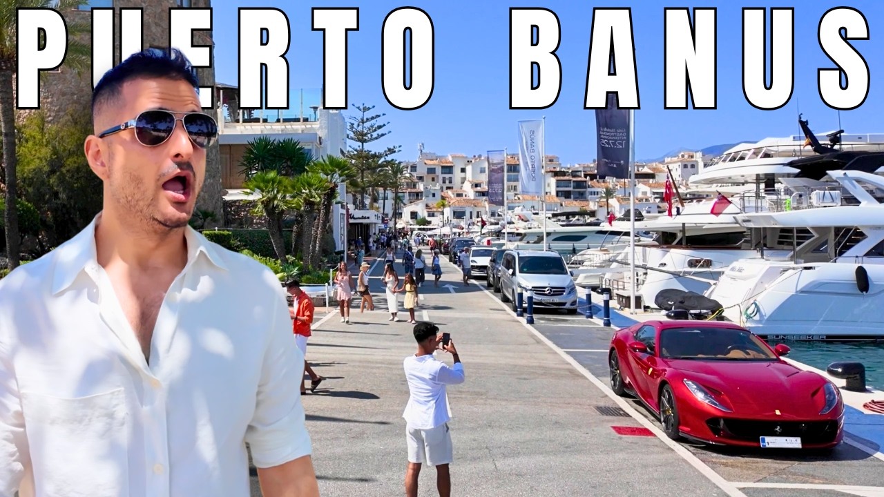 Puerto Ban&uacute;s (Marbella), Hiszpania 🇪🇸 | Dlaczego WSZYSCY mają obsesję na punkcie tego miejsca?