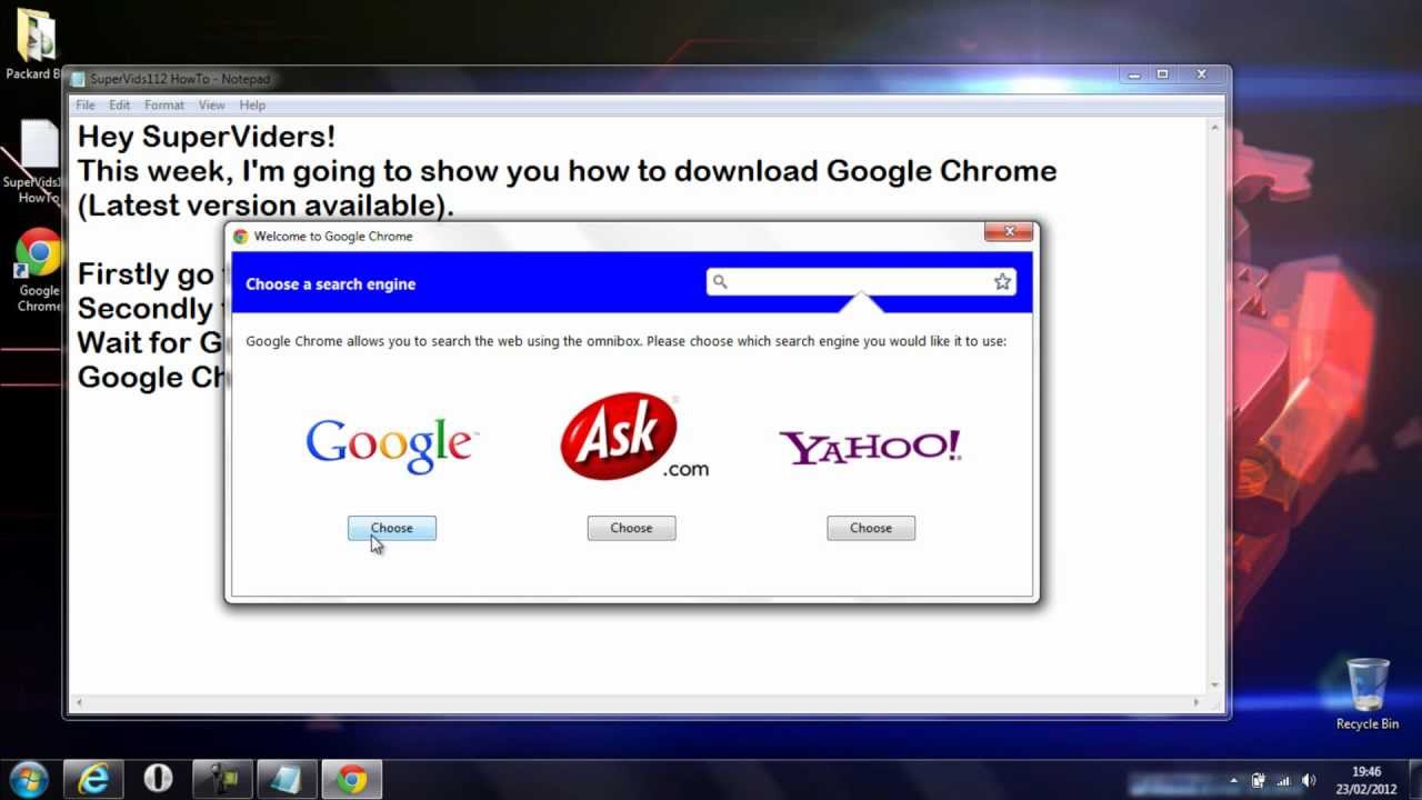 SV HowTo: How to download Google Chrome (Full HD) &reg;