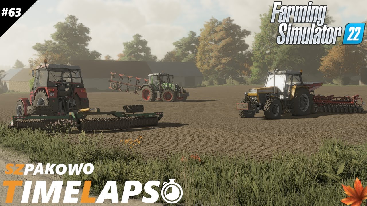 Вспашка лугов🚜💪 (FENDT в действии🚨) Посев пшеницы🌱 + прикатывание🍂 | Таймлапс #63⏱ Szpakowo🤩| FS2...